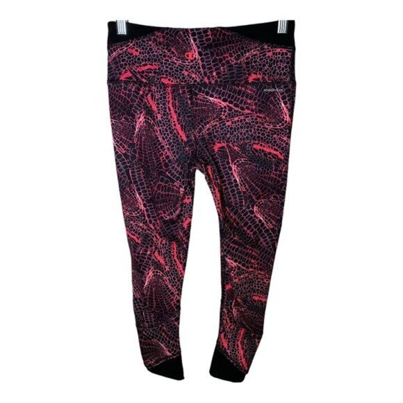 Champion Performance Pink Black PowerFlex Crop Leggings Women’s Small - Picture 2 of 7